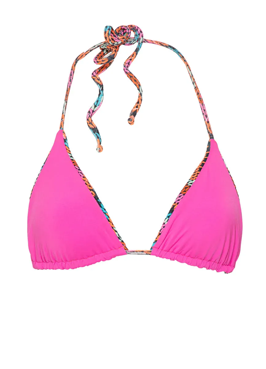 Neon Rush Balmy Sliding Triangle Bikini Top