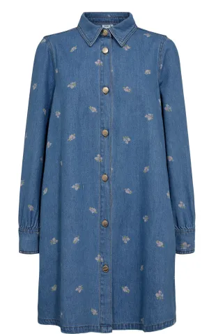 Nuibiza Dress Medium Blue Denim