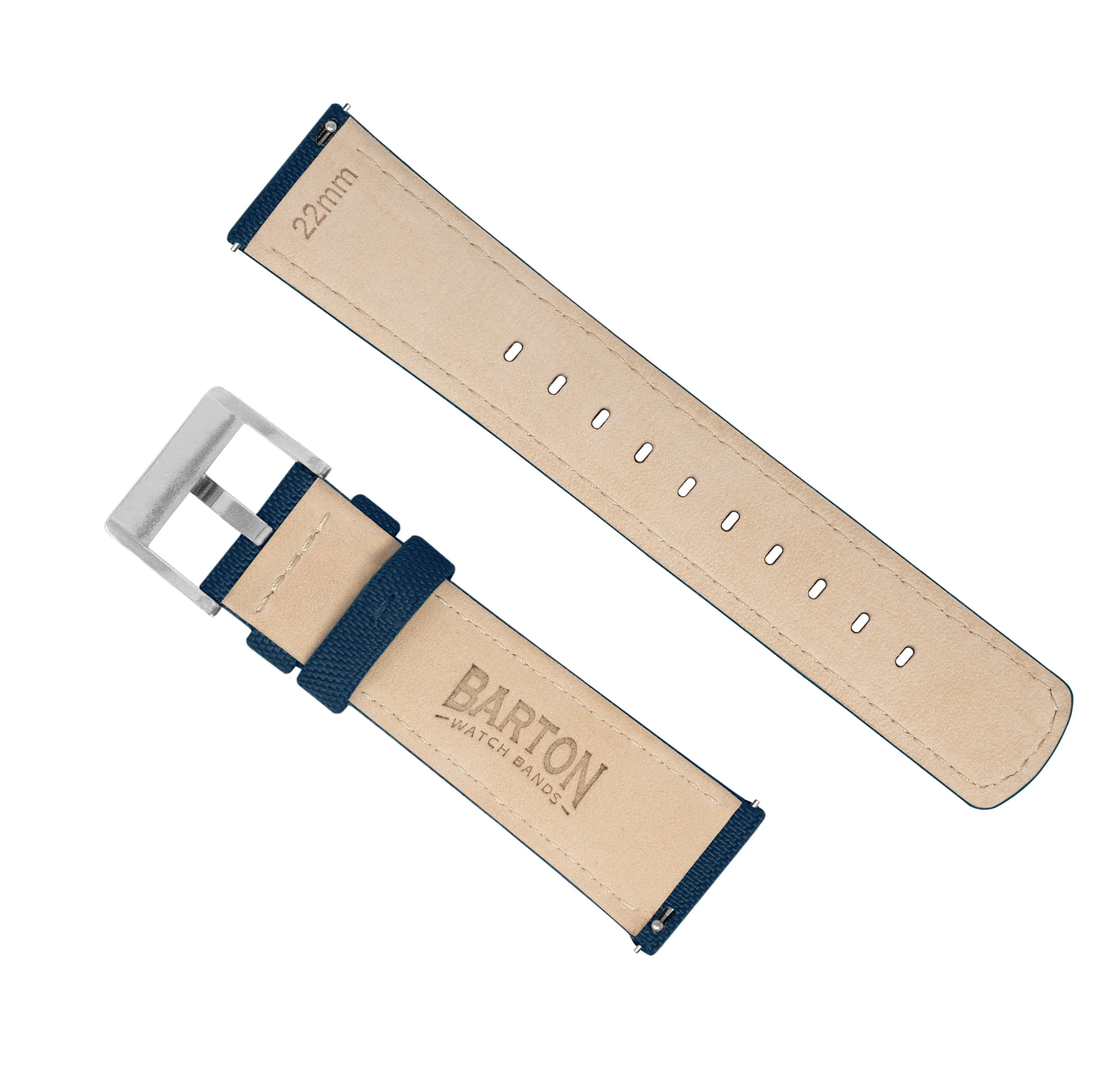 Omega Moonswatch Sailcloth Quick Release Navy Blue Watch Band
