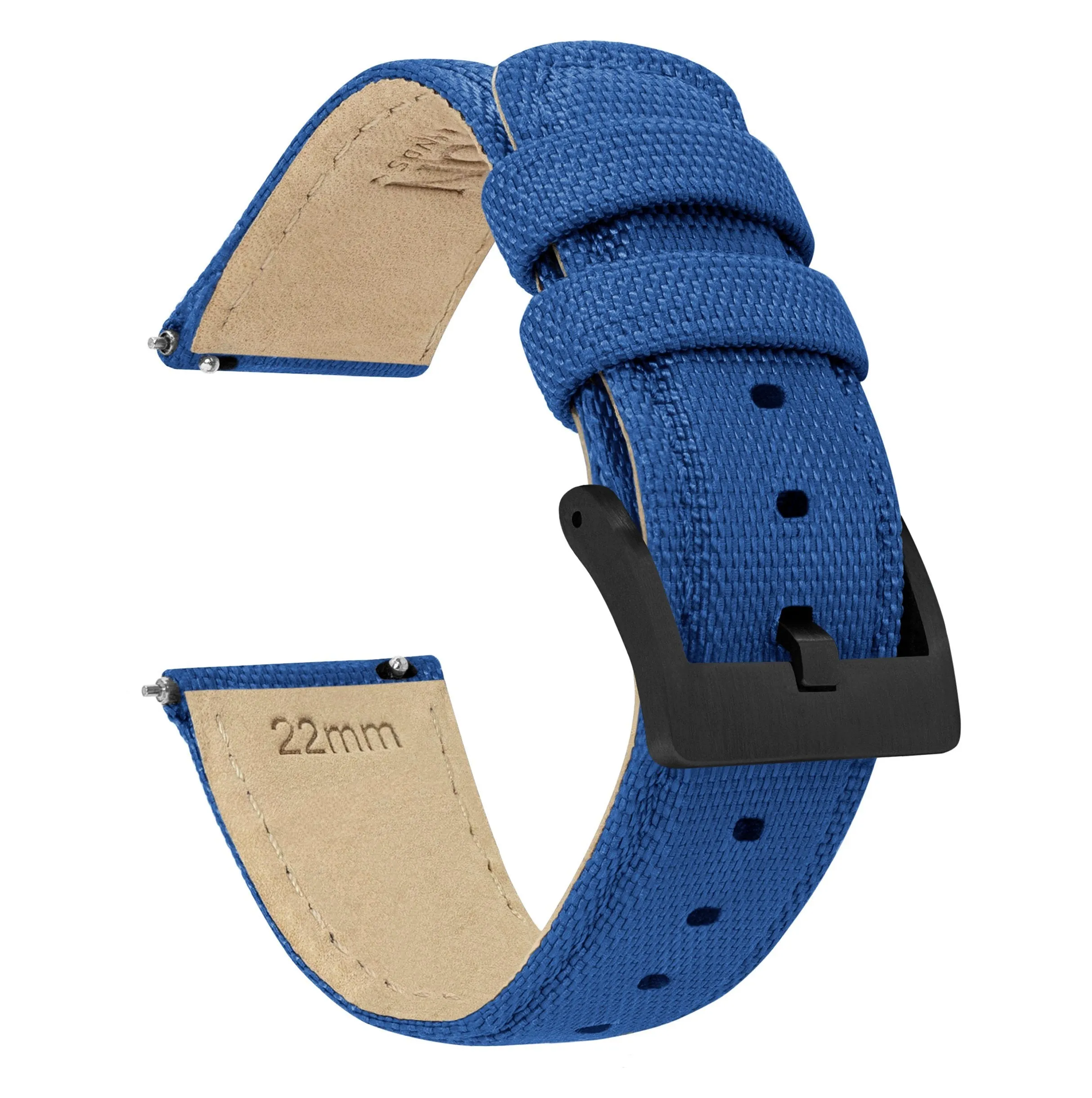 Omega Moonswatch Sailcloth Quick Release Royal Blue Watch Band
