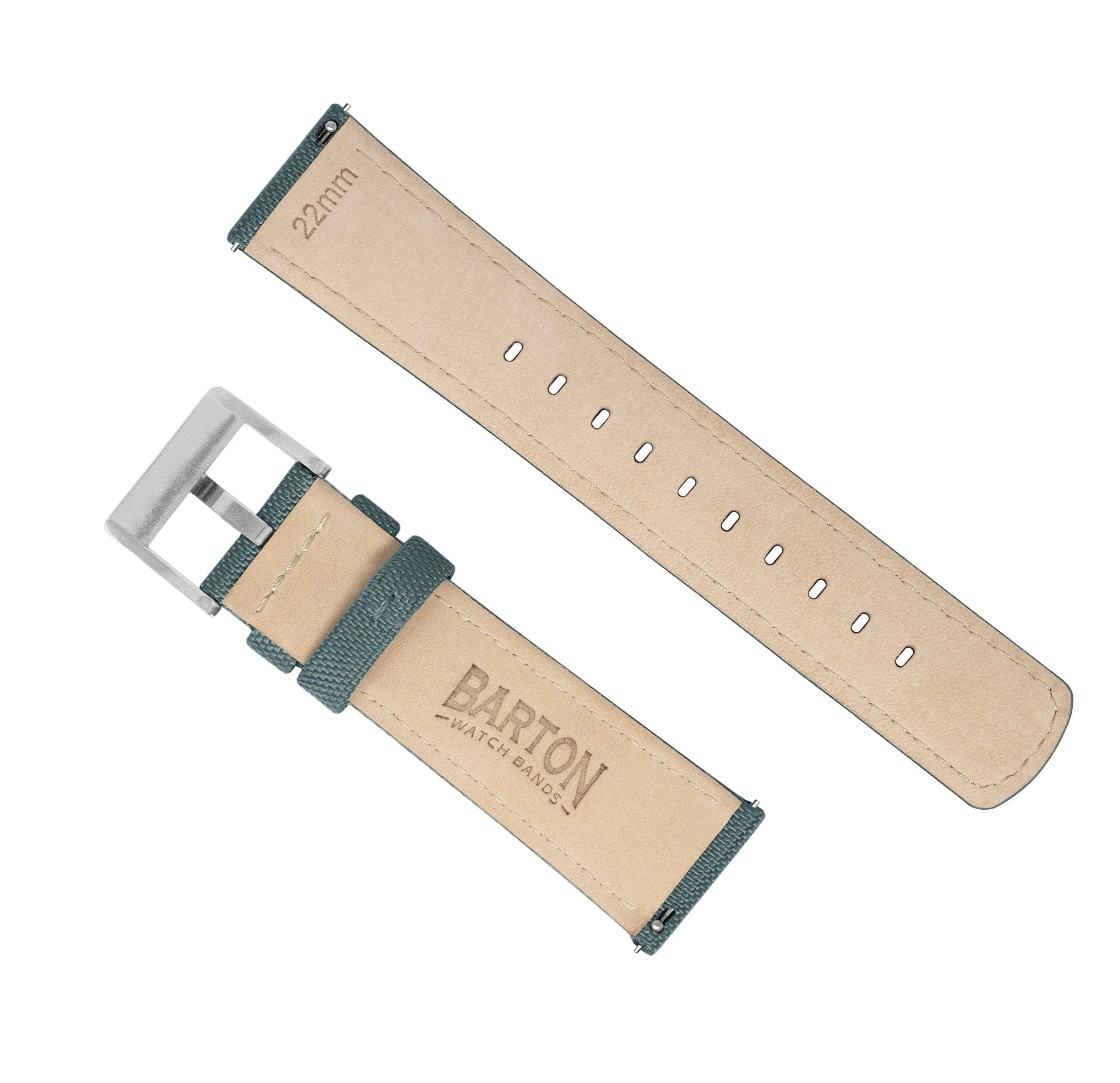 Omega Moonswatch Sailcloth Quick Release Slate Grey Watch Band