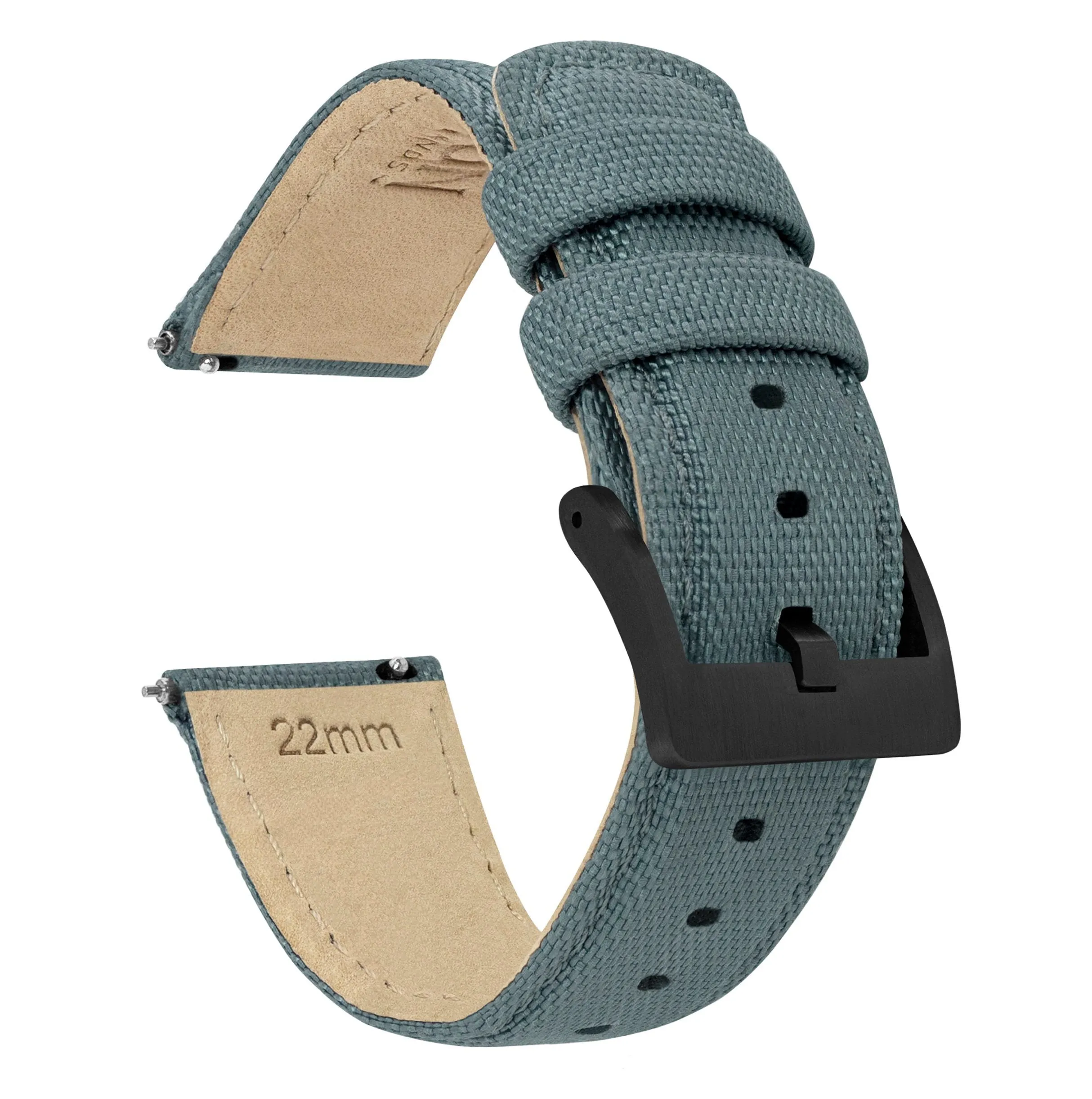 Omega Moonswatch Sailcloth Quick Release Slate Grey Watch Band