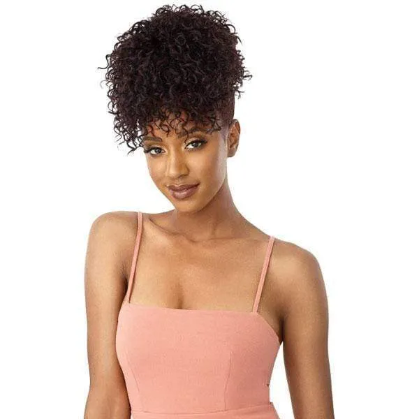 Outre Pretty Quick Synthetic Drawstring Ponytail - AUTUMN