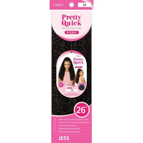 Outre Pretty Quick Synthetic Wrap Ponytail - JESS