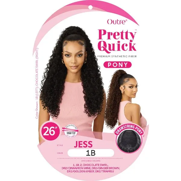 Outre Pretty Quick Synthetic Wrap Ponytail - JESS