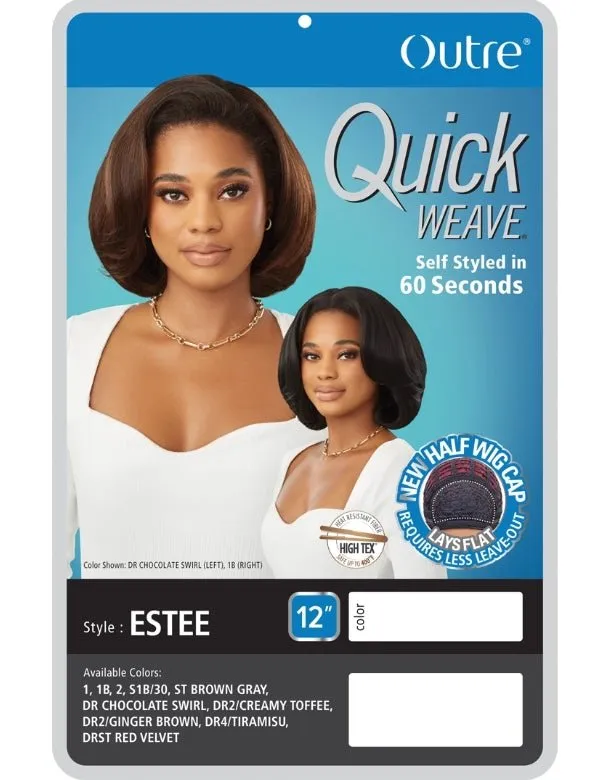 Outre Quick Weave Synthetic Half Wig - ESTEE