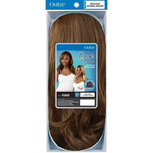 Outre Quick Weave Synthetic Half Wig - FEBBIE