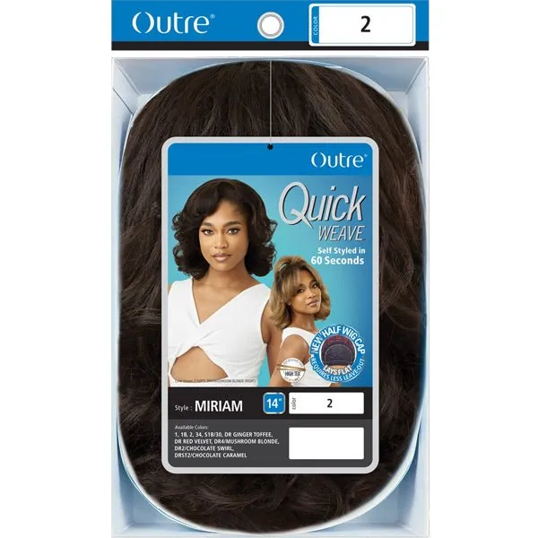 Outre Quick Weave Synthetic Half Wig - MIRIAM