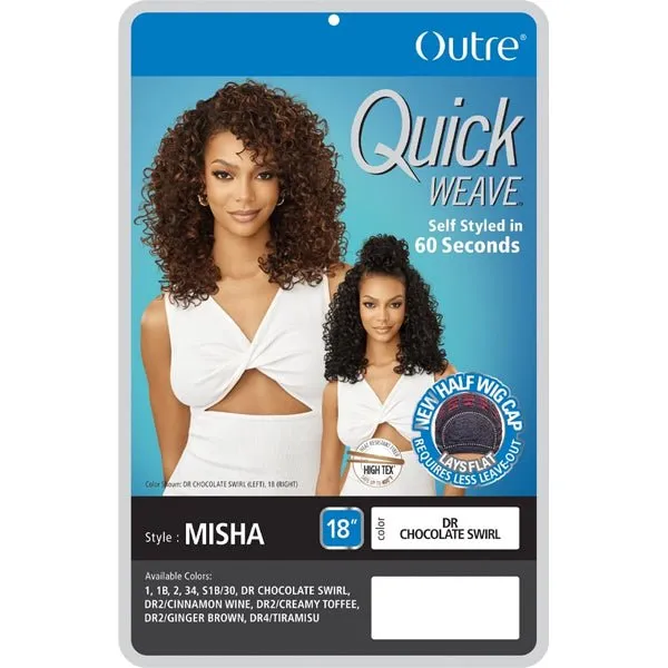Outre Quick Weave Synthetic Half Wig - MISHA