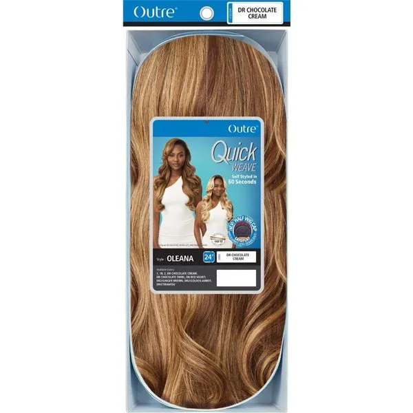 Outre Quick Weave Synthetic Half Wig - OLEANA