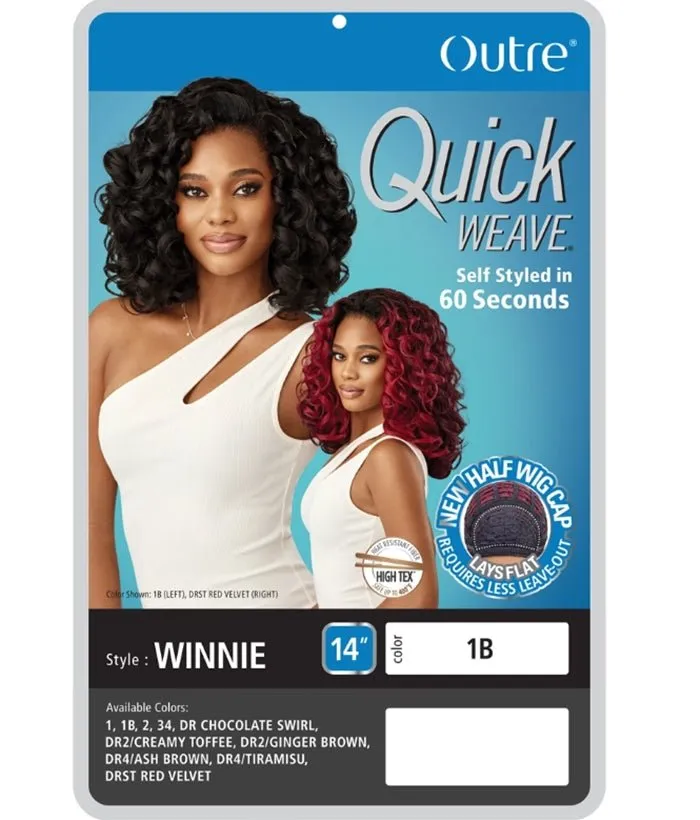 Outre Quick Weave Synthetic Half Wig - WINNIE