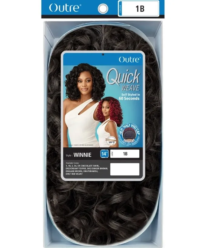 Outre Quick Weave Synthetic Half Wig - WINNIE