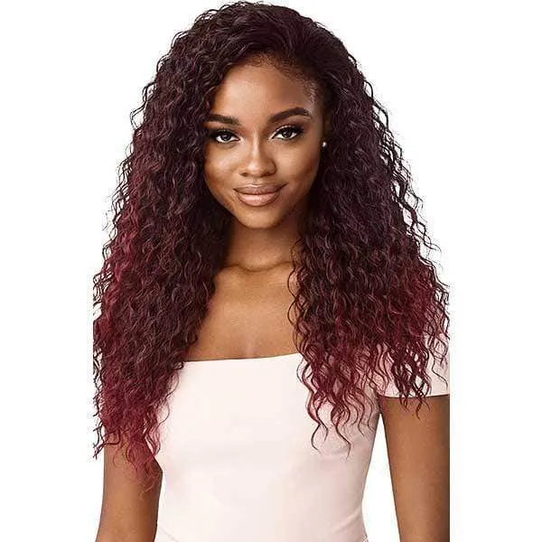 Outre Quick Weave Wet & Wavy Style Synthetic Half Wig - DEEP CURL 24"