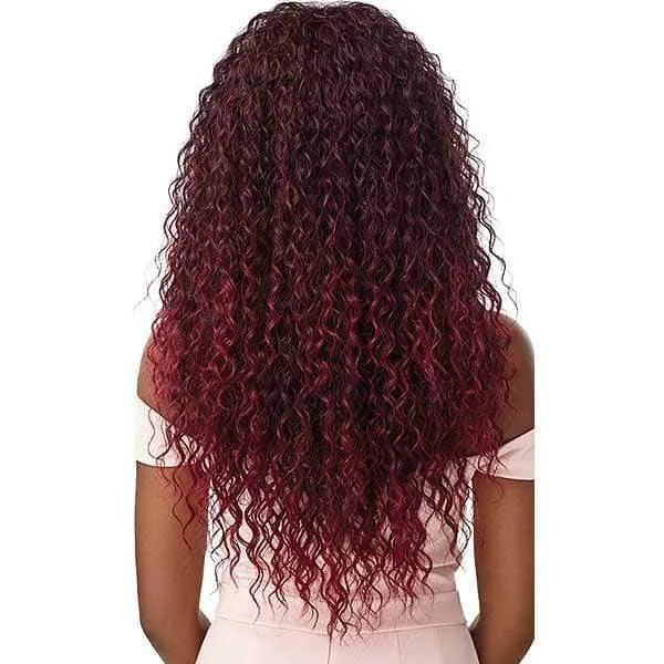 Outre Quick Weave Wet & Wavy Style Synthetic Half Wig - DEEP CURL 24"