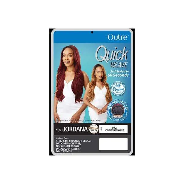 Outre Synthetic Quick Weave Half Wig - JORDANA