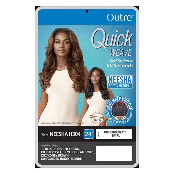 Outre Synthetic Quick Weave Half Wig - NEESHA H304