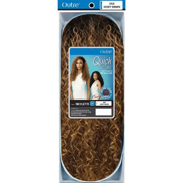 Outre Synthetic Quick Weave Half Wig - NICOLETTE