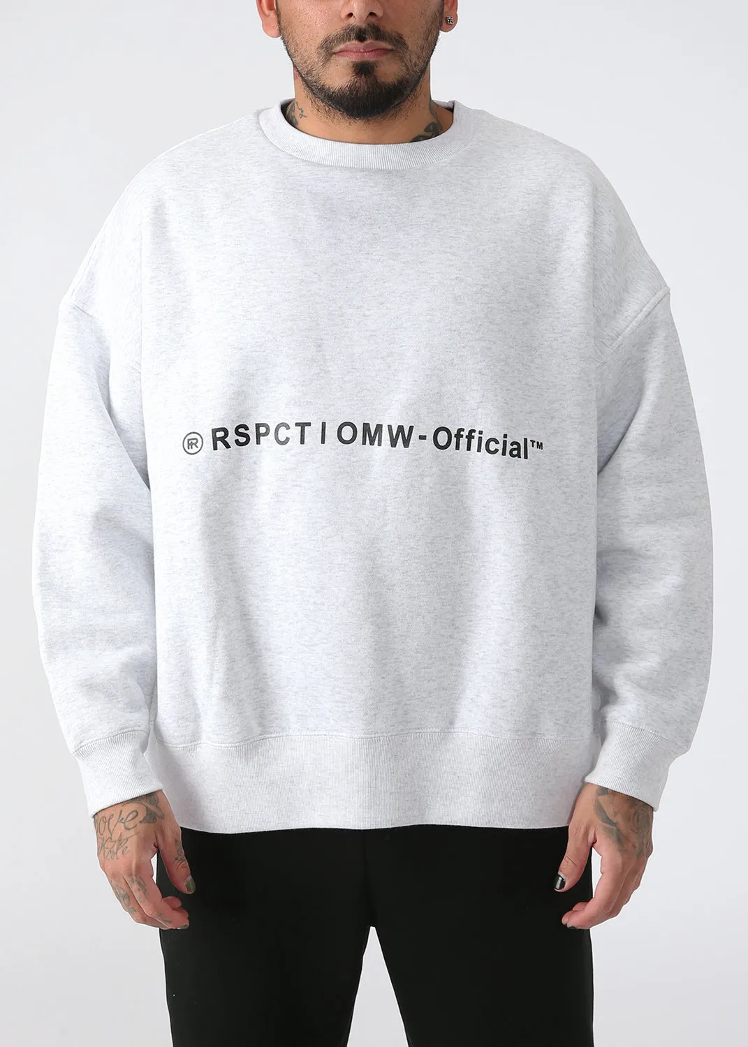Over Size Sweat Trainer 04 [light gray]