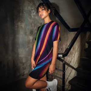 Playful Versatile T-Shirt Dress for Raves & Festivals