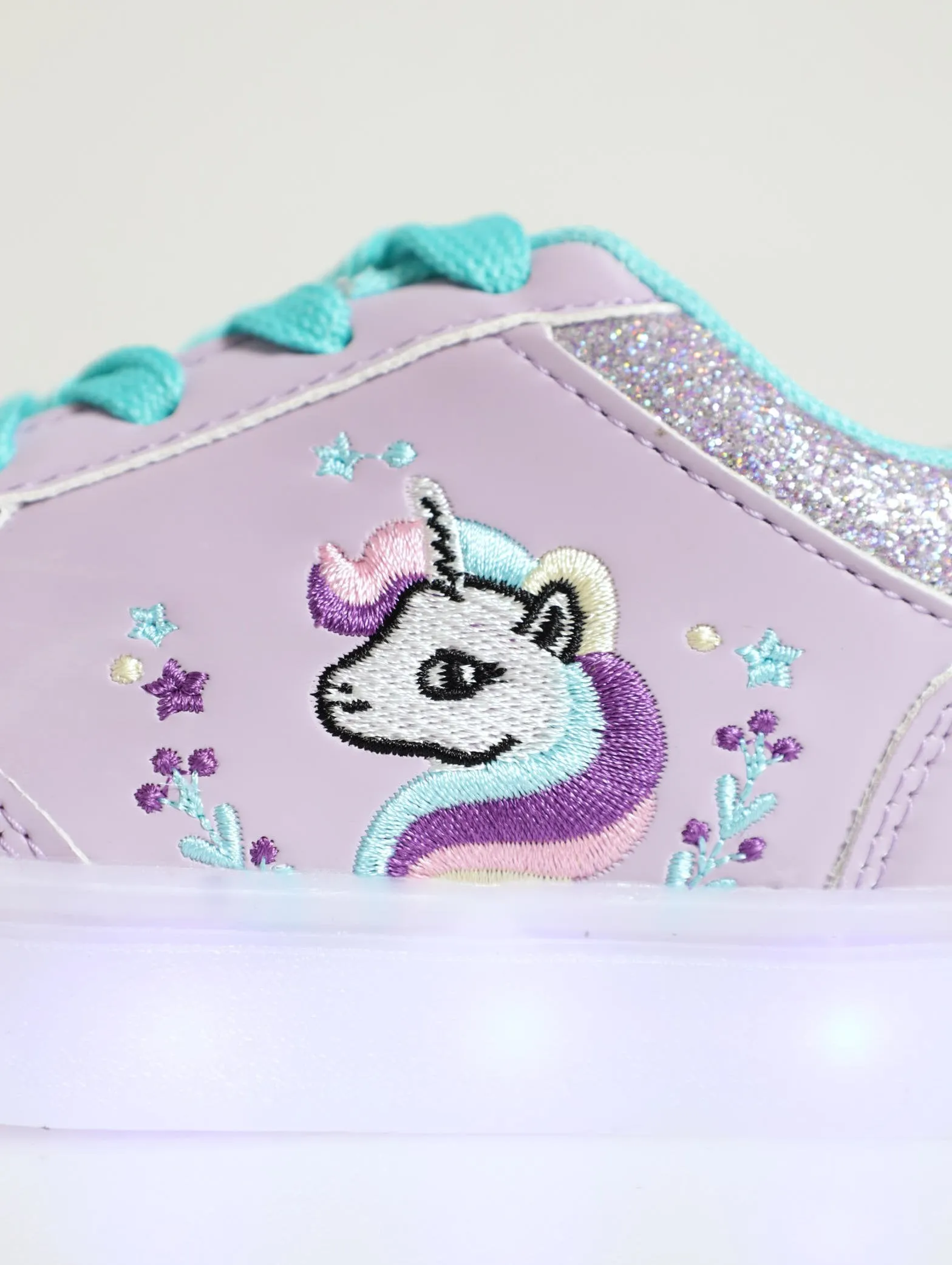 Pre-Girls Uicorn Light Up Sneaker - Lilac