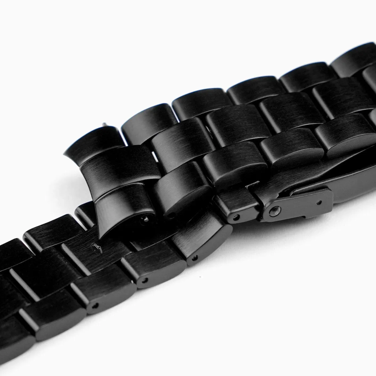Premium Black PVD Quick Release 3-Link Bracelet