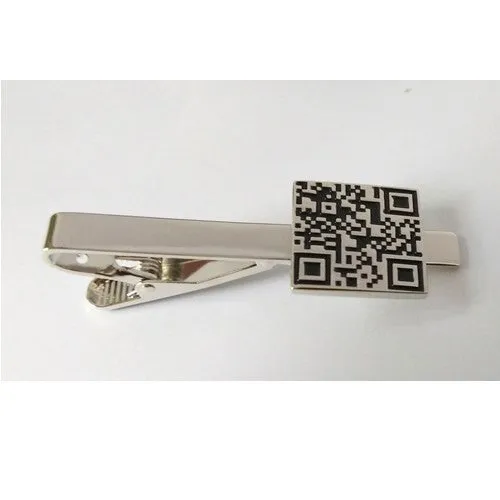 QR Code Technology Tie Clip