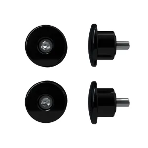 Quick Release Windshield Mounting Spools, Cruiser Black