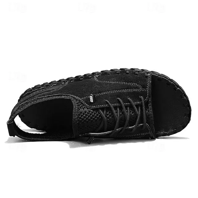 Retro Men's Handmade Leather Sandals for Everyday Summer Wear - 59 Street Vibes