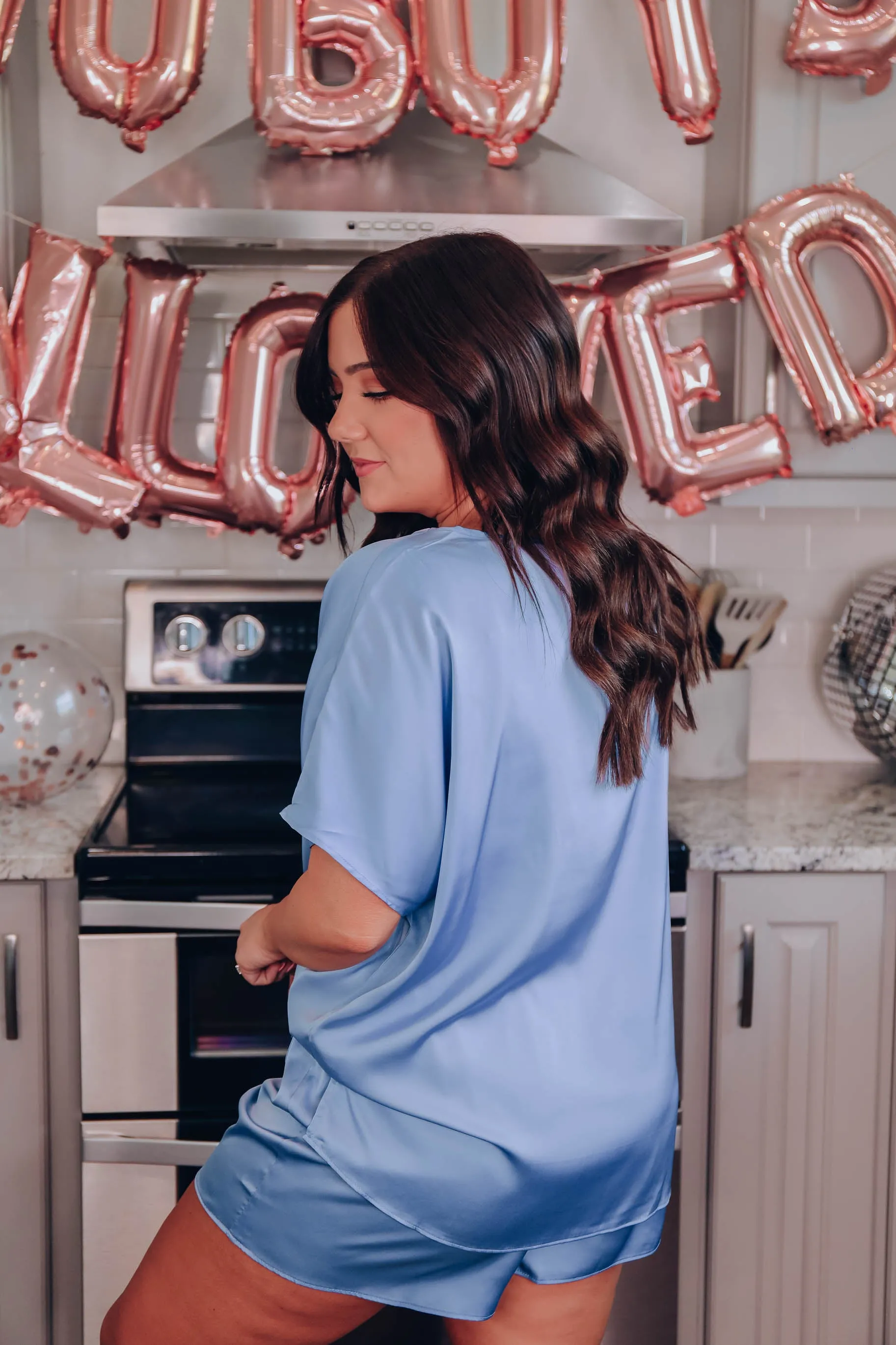 Room Service PJ Set - Blue Bell
