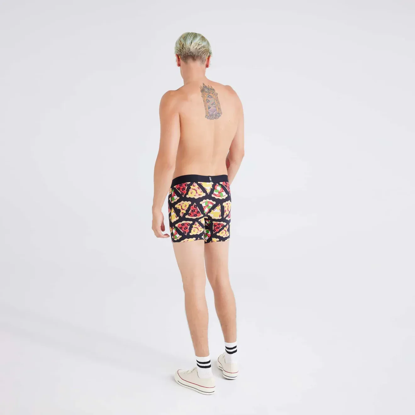 Saxx Droptemp™ Cooling Cotton Underwear - Any Way U Slice It-Black