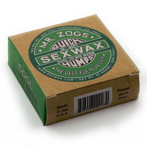 SEXWAX QUICK HUMPS SURF WAX ECO BOX