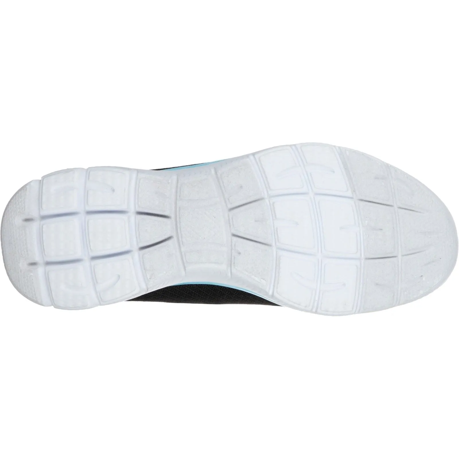 Skechers 12980 Summits Slip-On-Sport-Sneakers für Damen in weiter Passform - Schwarz/Türkis