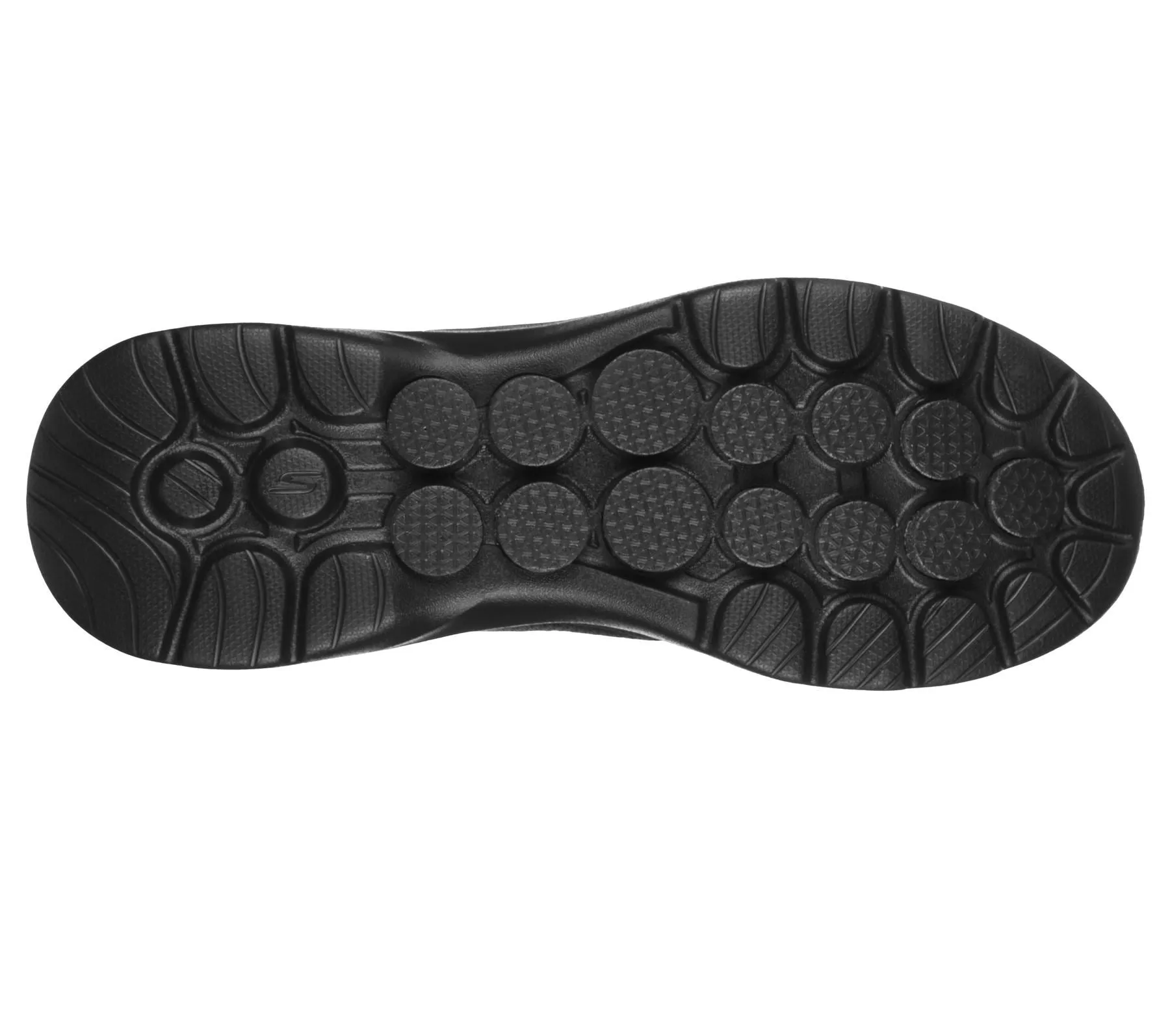 Skechers Men's Go Walk 6 - Motley Sneaker Shoes in Black in Size UK 6 to UK 15