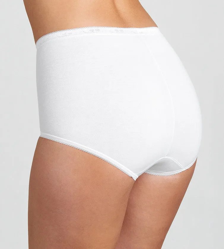 Sloggi Maxi Brief 4 Pack | Poudre / White / Black