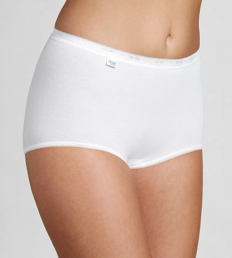 Sloggi Maxi Brief 4 Pack | Poudre / White / Black