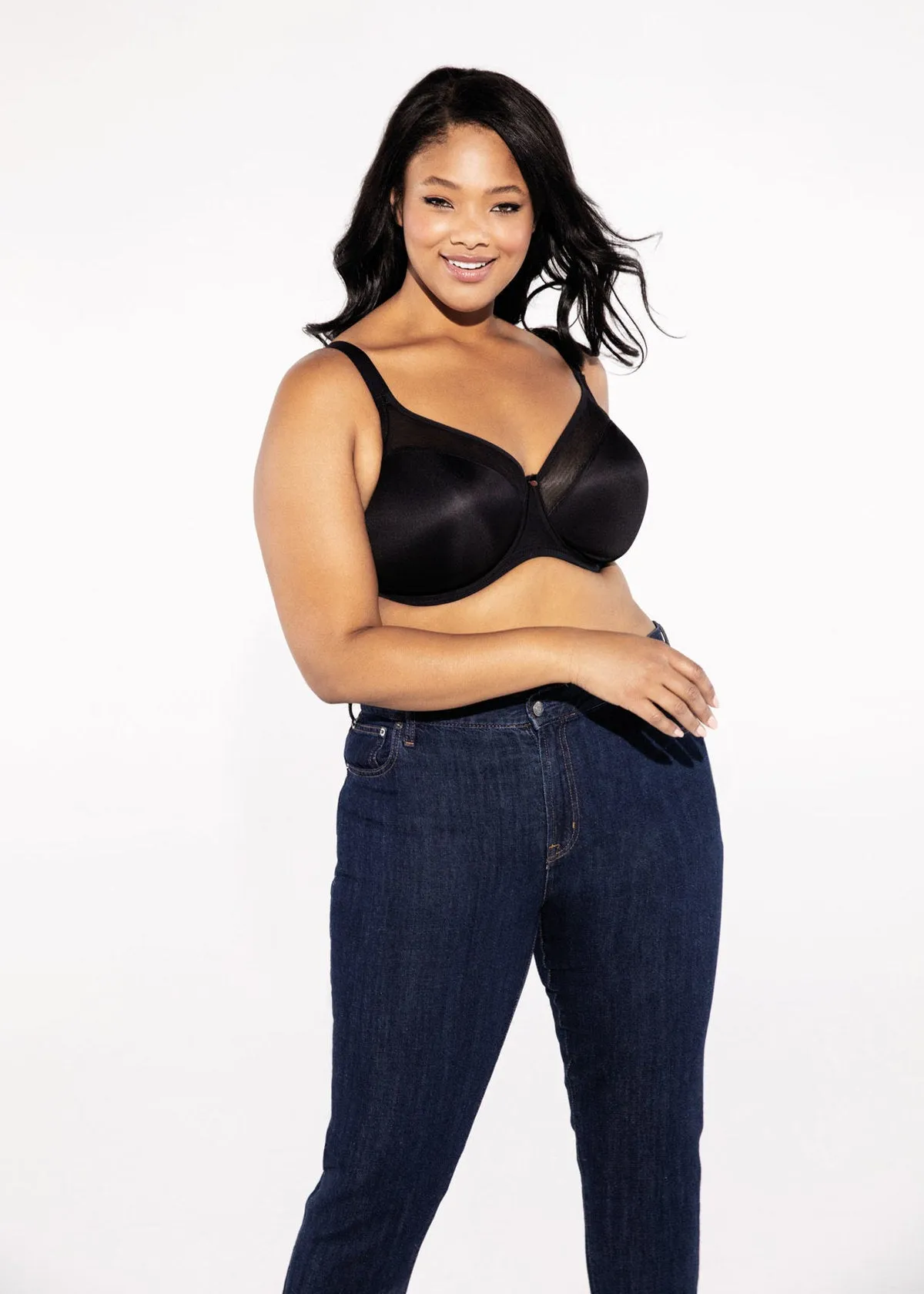Smooth Full Cup T-Shirt Bra In Black - Elomi