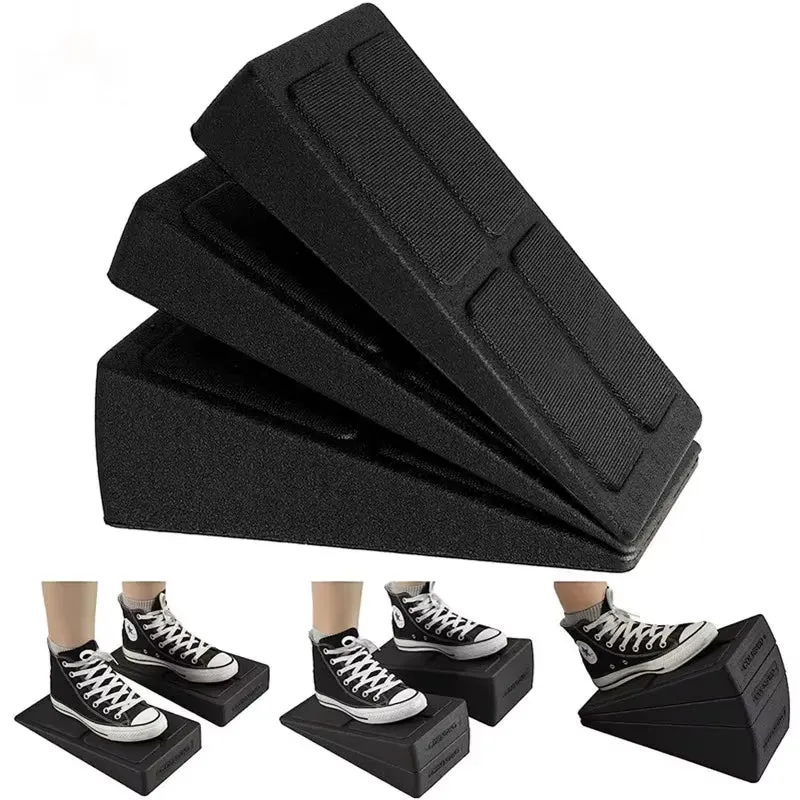 Squat Wedge Block Adjustable Non-Slip Squat Ramp Deadlift Wedge Calf Stretcher Slant Board Strength for Squat and Deadlift