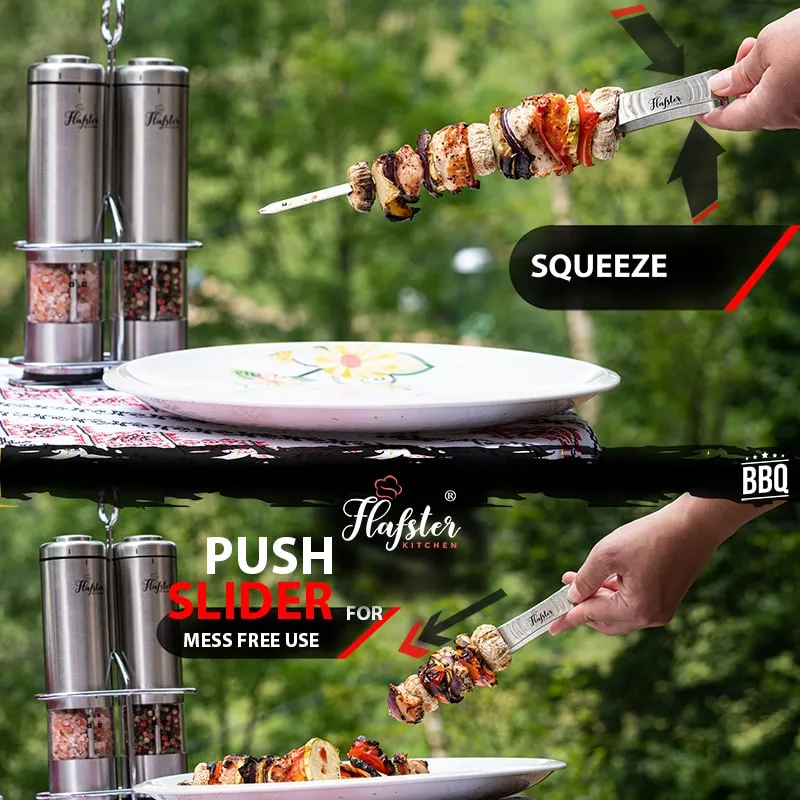 Stainless Steel Skewers for Grilling - 16 inches