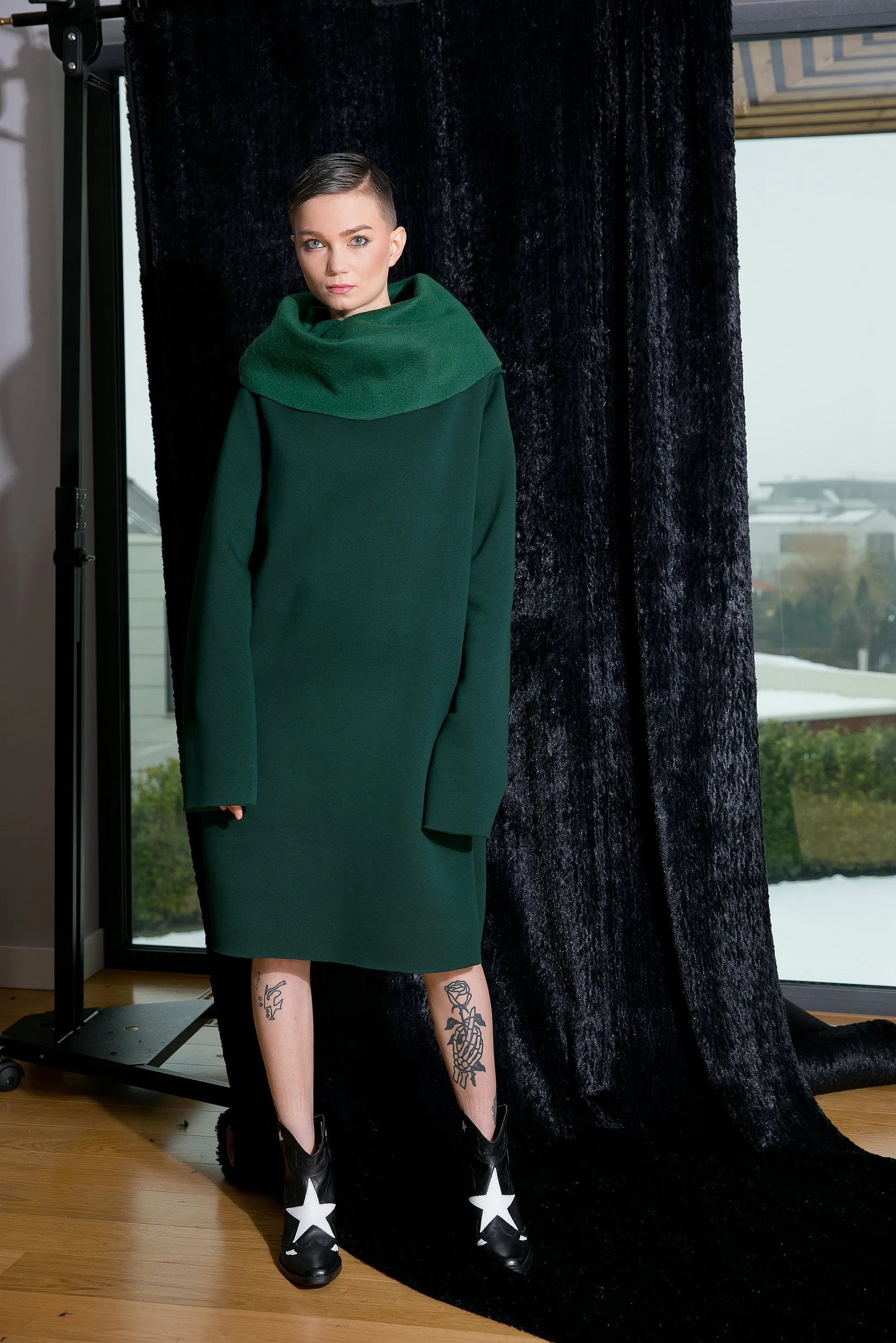 Sweater Jumper Dress, Fall Sweater, Dark Green Dress, Plus Size Clothing, Midi Dress, Sweater Dress, Plus Size Sweater, Cotton Jumper
