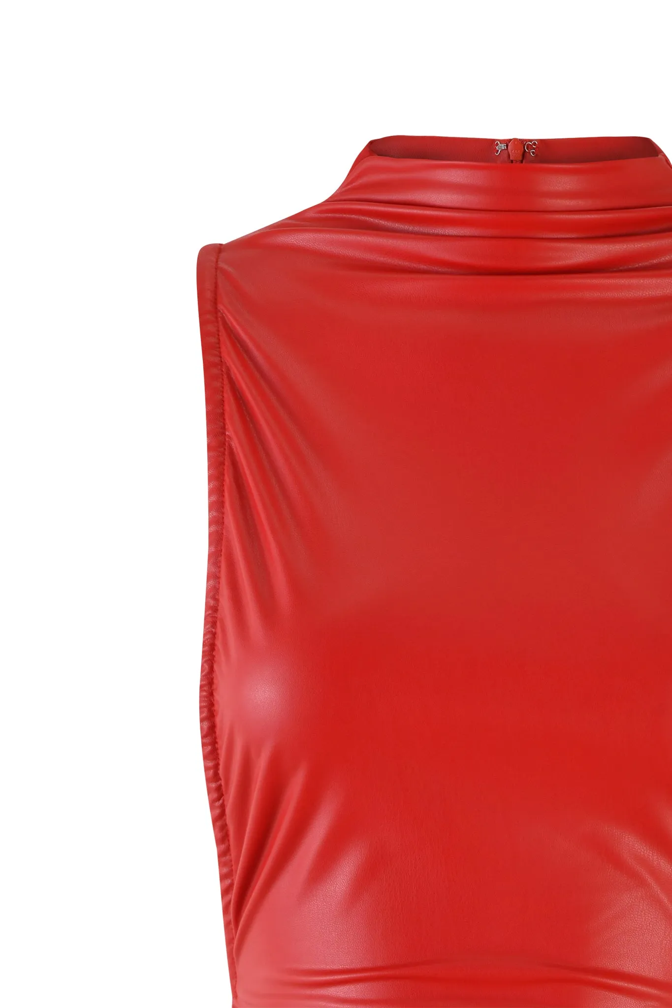 TAGAN MINI DRESS - RED