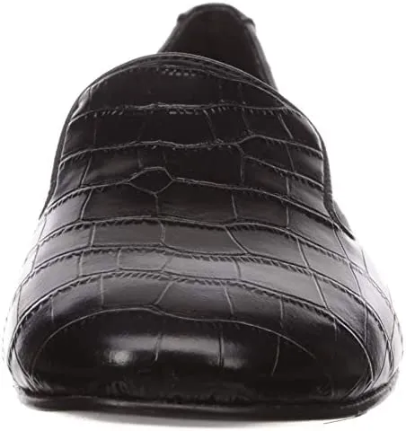 Taryn Rose Women's Andrea Loafer Flat, Black, 6 M Medium US
