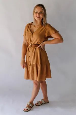 TIFF DRESS - RUST