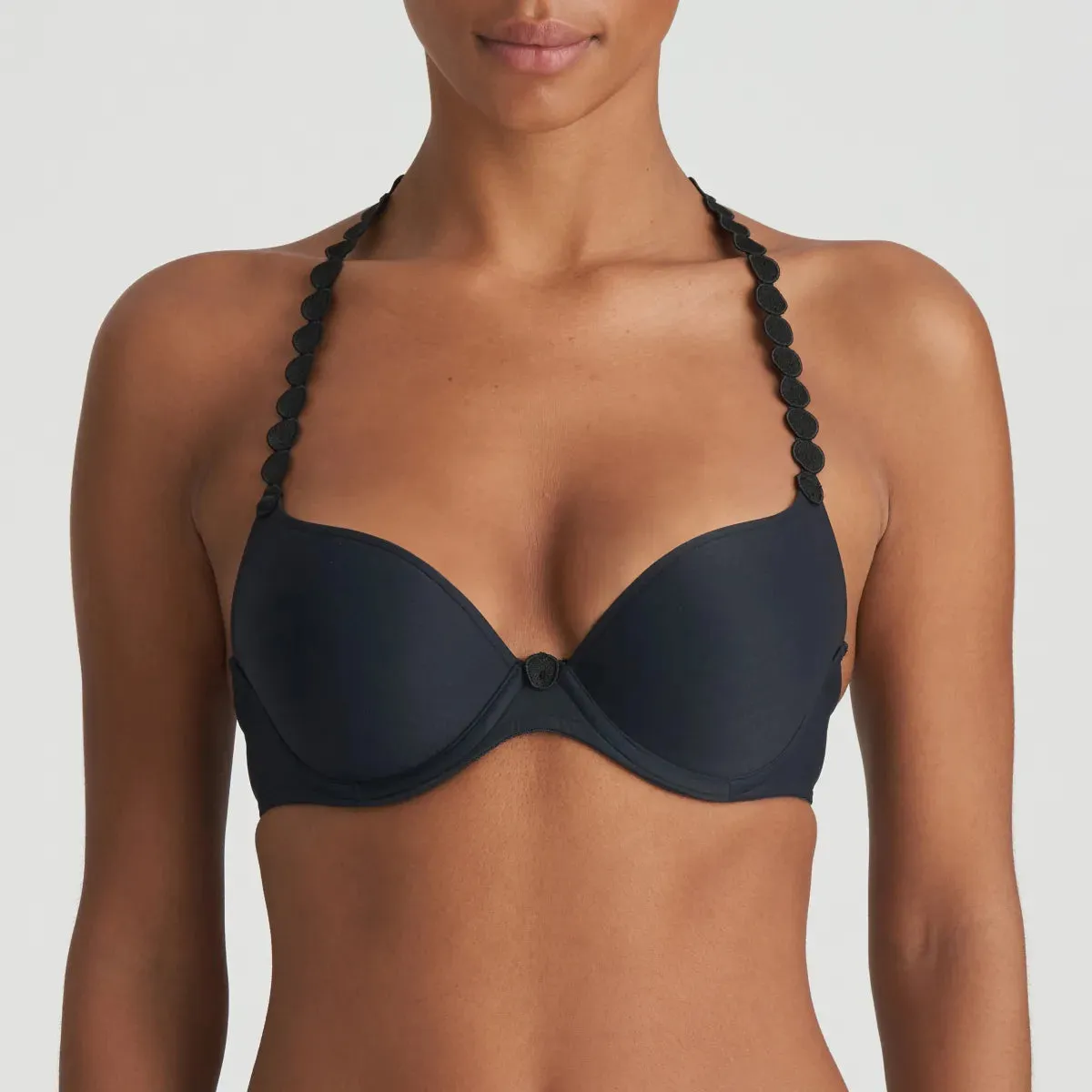 Tom Push Up Bra In Charcoal - Marie Jo
