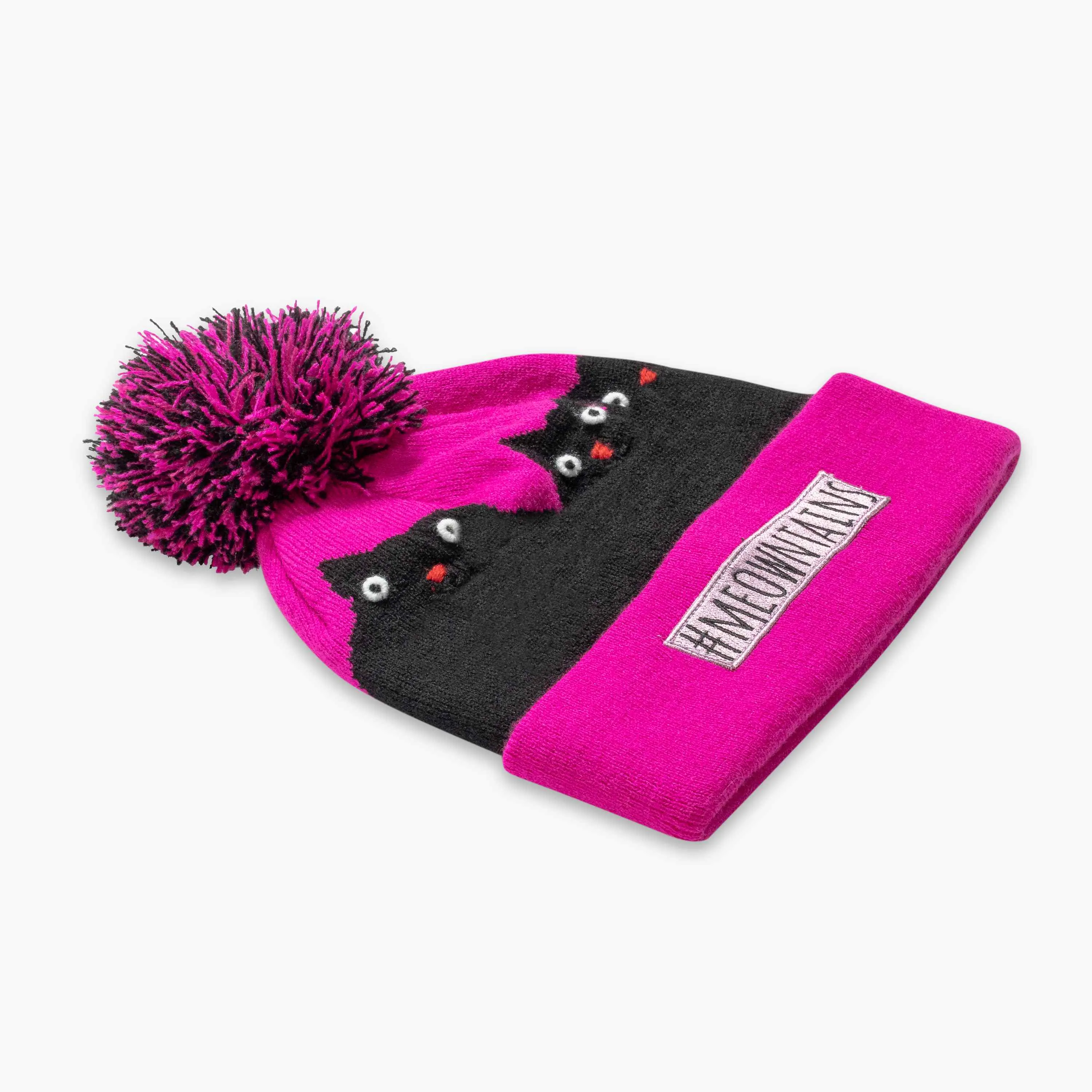 Turtle Fur Kids #Meowntains Pom Beanie