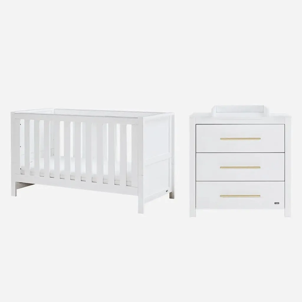TUTTI BAMBINI Tivoli 2 Piece Room Set - White