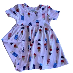Twirly Dress | Pink American Ice Cream