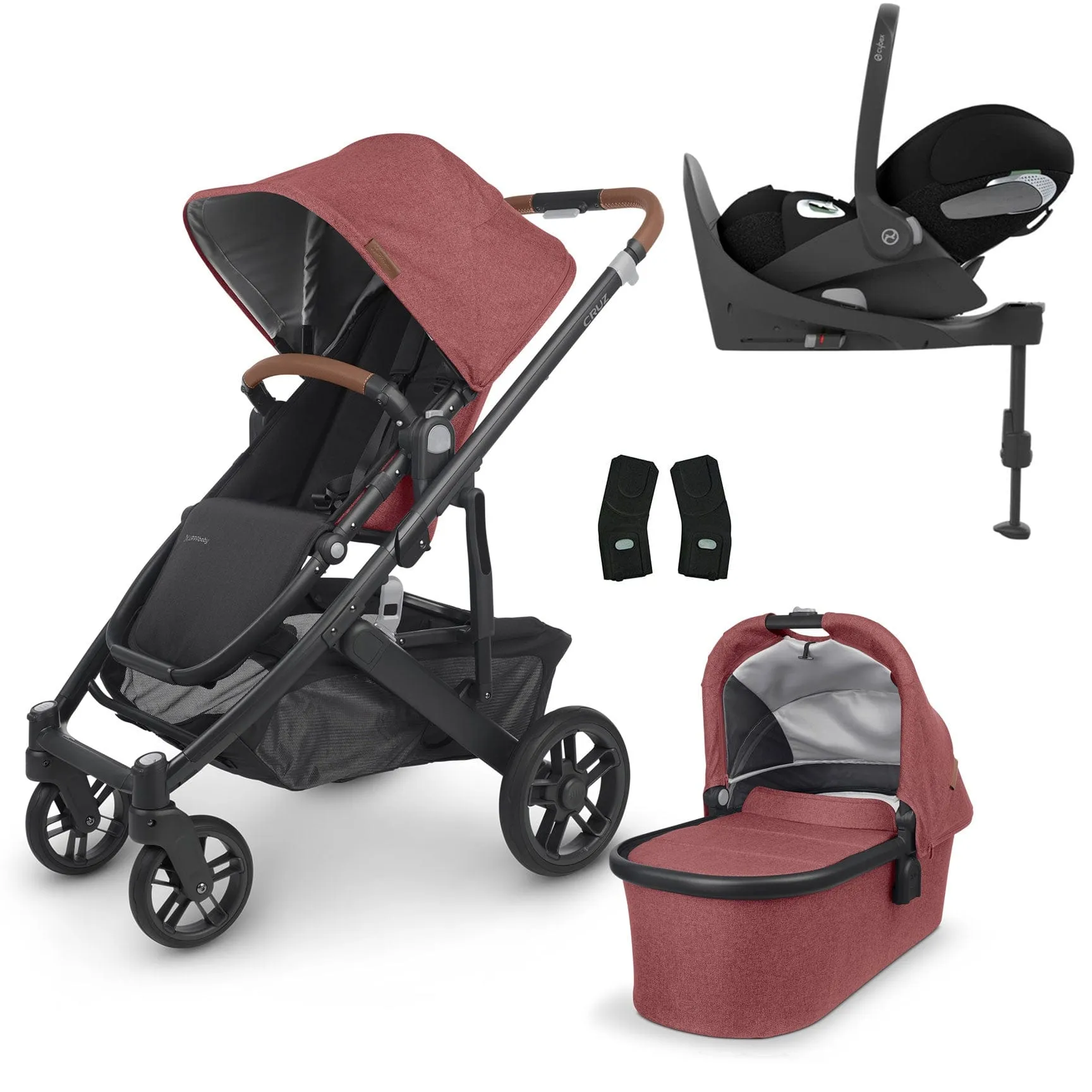 UPPAbaby Cruz v2 Cloud T & Base Travel System - Lucy