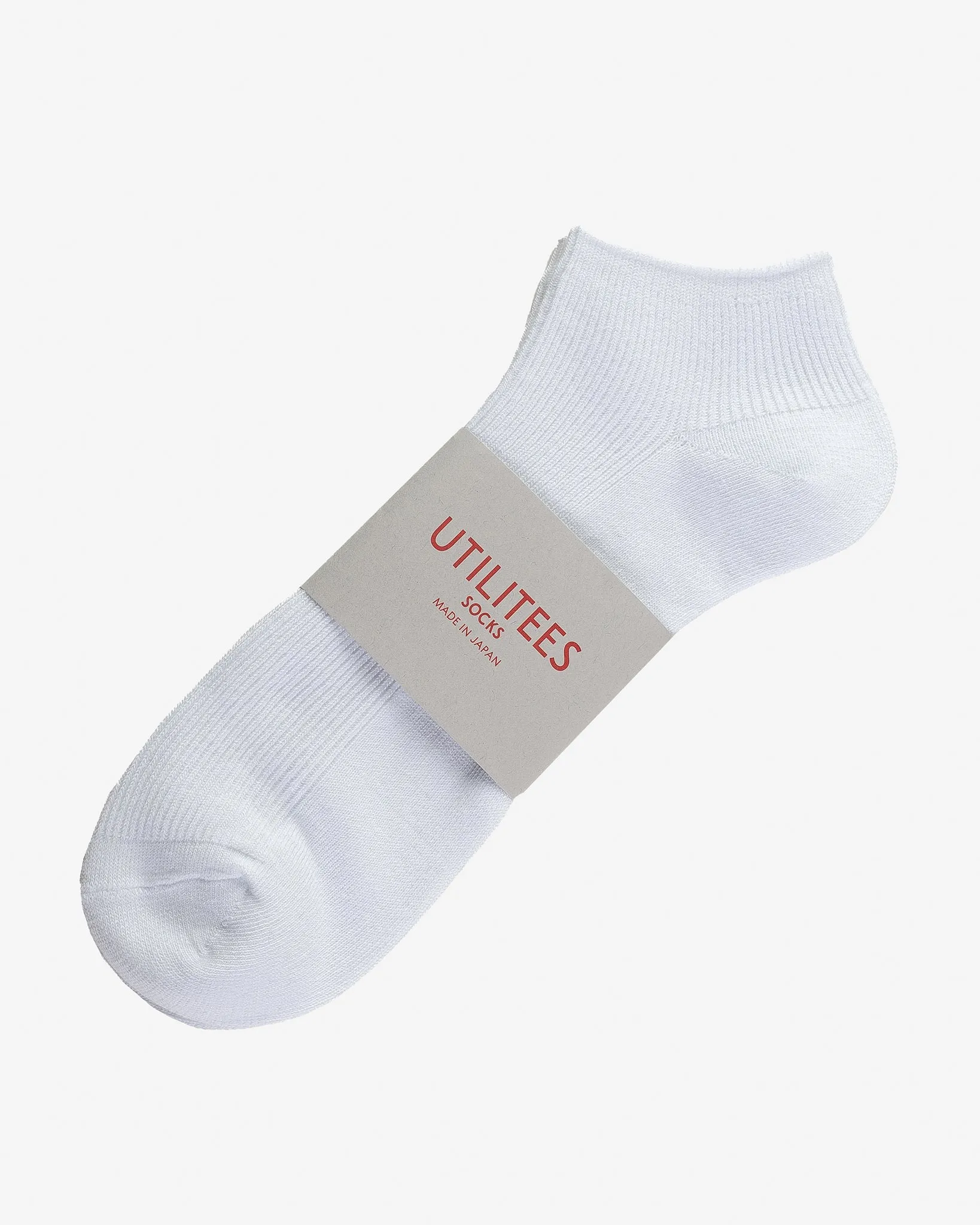 UTILITEES Mixed Cotton Sneaker Socks - White