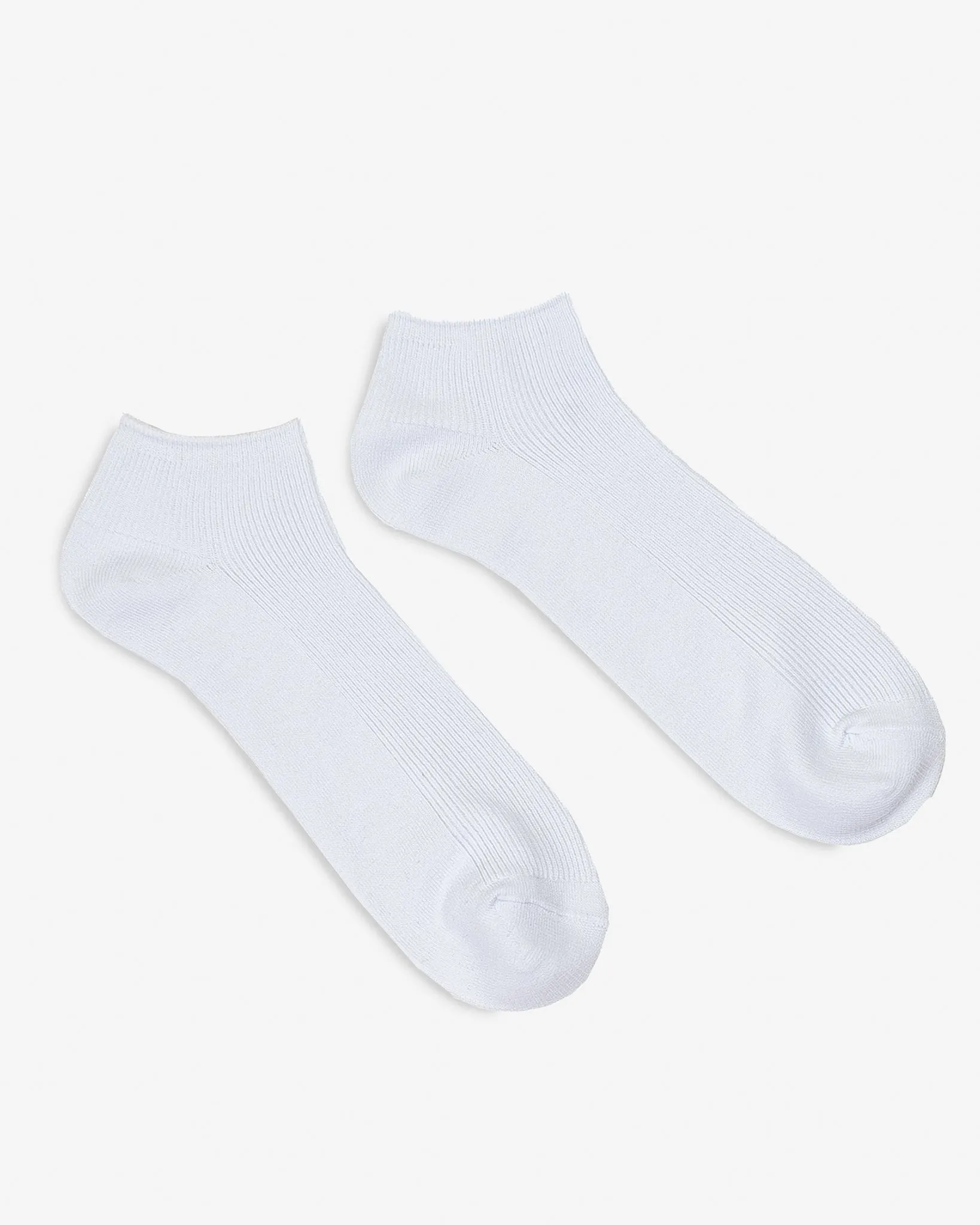 UTILITEES Mixed Cotton Sneaker Socks - White