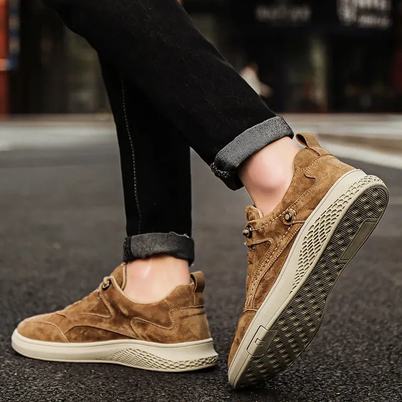 Valentio Genuine Suede Leather Sneaker